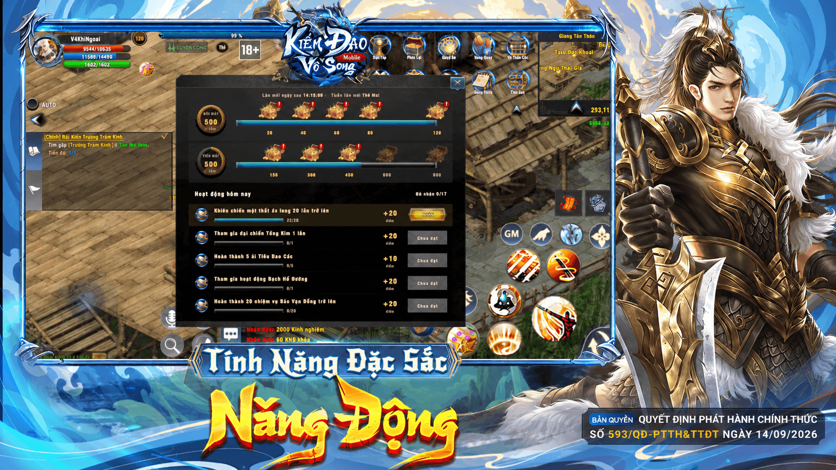 ĐẠT MỐC NĂNG ĐỘNG - NHẬN QUÀ MỖI NGÀY | MỖI TUẦN